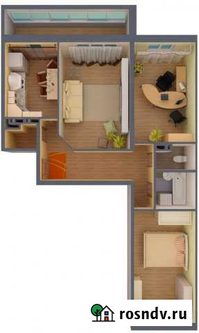 3-комнатная квартира, 72 м², 6/10 эт. на продажу в Альметьевске Альметьевск - изображение 1