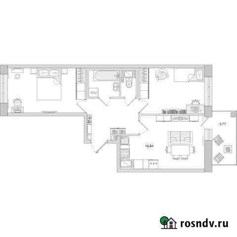 3-комнатная квартира, 59 м², 14/15 эт. на продажу в Санкт-Петербурге Санкт-Петербург