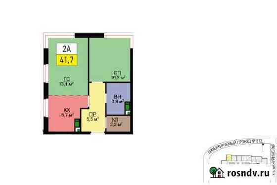 2-комнатная квартира, 41 м², 9/24 эт. на продажу в Коммунарке Коммунарка