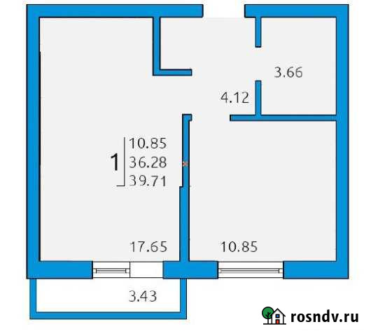 2-комнатная квартира, 39 м², 12/19 эт. на продажу в Новокуйбышевске Новокуйбышевск - изображение 1