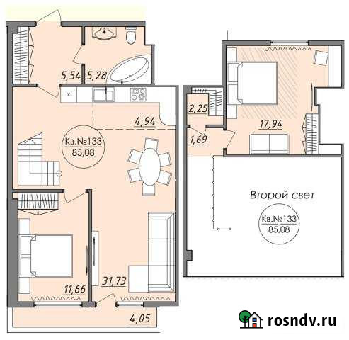 3-комнатная квартира, 85 м², 7/9 эт. на продажу в Ялте Ялта - изображение 1