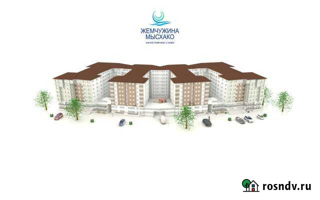 1-комнатная квартира, 38 м², 8/8 эт. на продажу в Мысхако Мысхако - изображение 1