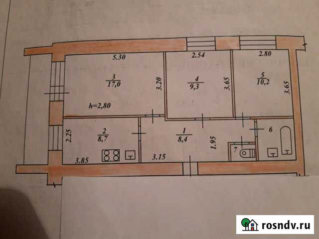 3-комнатная квартира, 60 м², 2/2 эт. на продажу в Чегдомыне Чегдомын - изображение 1