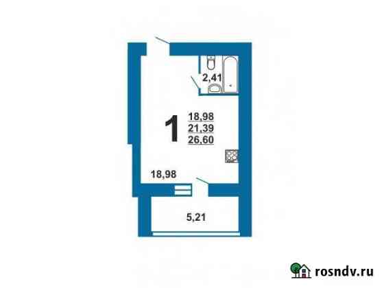 Квартира-студия, 26 м², 6/10 эт. на продажу в Рязани Рязань