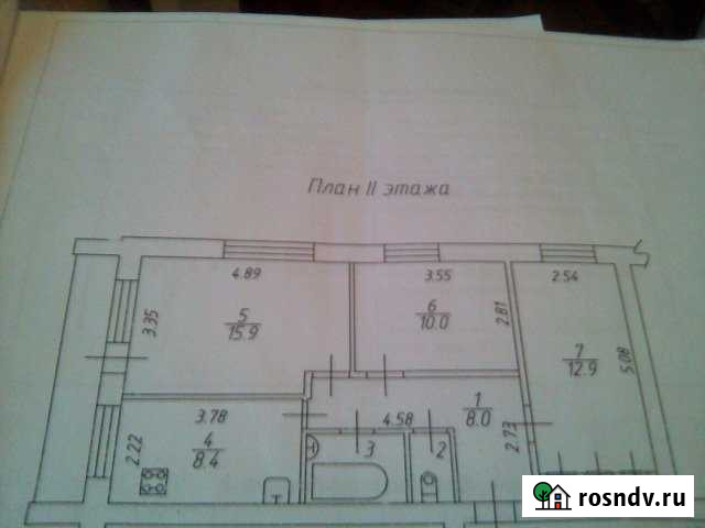 3-комнатная квартира, 61 м², 2/2 эт. на продажу в Боровичах Боровичи - изображение 1