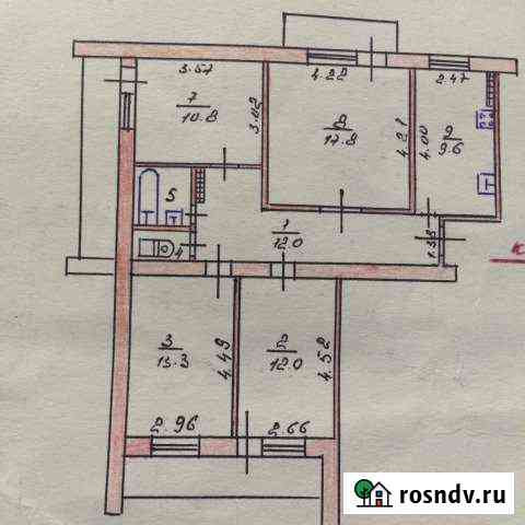 4-комнатная квартира, 86 м², 7/9 эт. на продажу в Симферополе Симферополь