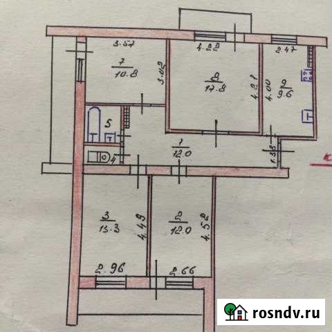 4-комнатная квартира, 86 м², 7/9 эт. на продажу в Симферополе Симферополь - изображение 1