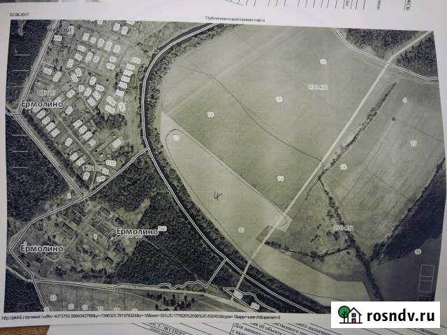 Участок СНТ, ДНП 1100 сот. на продажу в Ермолино Ермолино - изображение 1