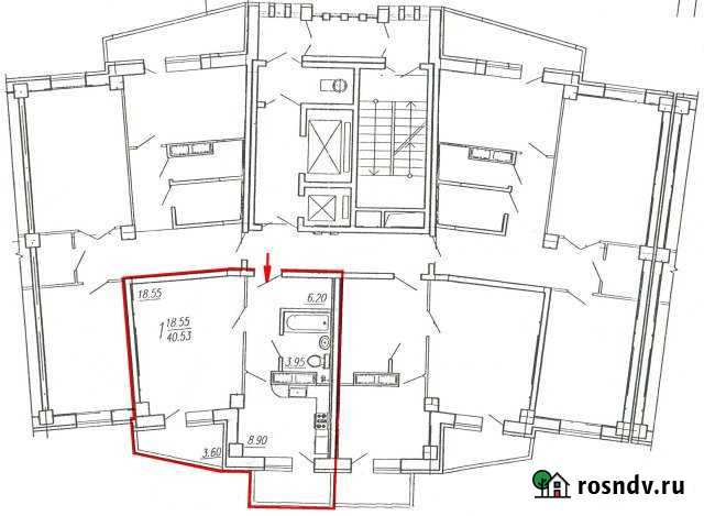 1-комнатная квартира, 40 м², 16/17 эт. на продажу в Королеве Королев - изображение 1