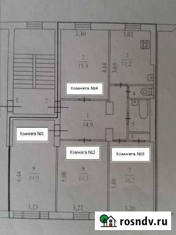 4-комнатная квартира, 100 м², 2/3 эт. на продажу в Отрадном Ленинградской области Отрадное - изображение 1