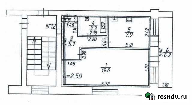1-комнатная квартира, 36 м², 2/2 эт. на продажу в Сухиничах Сухиничи - изображение 1