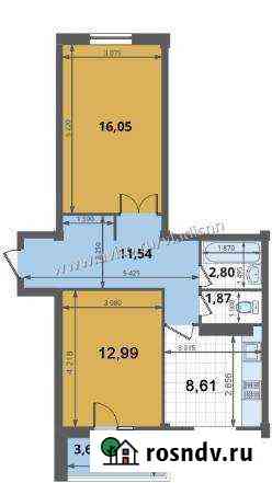 2-комнатная квартира, 58 м², 1/4 эт. на продажу в Кстово Кстово