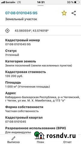 Участок ИЖС 10 сот. на продажу в Чегеме Чегем - изображение 1