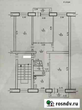 4-комнатная квартира, 78 м², 4/5 эт. на продажу в Югорске Югорск