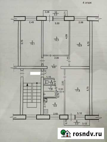 4-комнатная квартира, 78 м², 4/5 эт. на продажу в Югорске Югорск - изображение 1