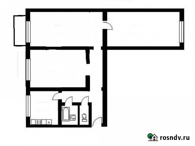 3-комнатная квартира, 58 м², 5/5 эт. на продажу в Чернушке Чернушка - изображение 1