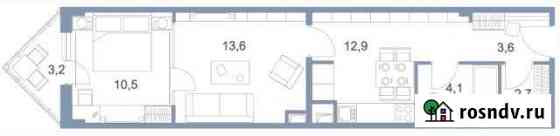 2-комнатная квартира, 52 м², 14/25 эт. на продажу в Андреевке Андреевка
