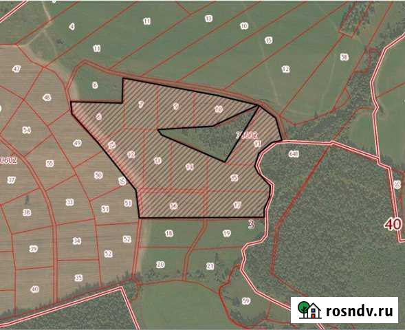 Участок СНТ, ДНП 1100 сот. в аренду в Обнинске Обнинск - изображение 1