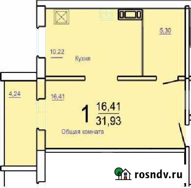 1-комнатная квартира, 32 м², 10/10 эт. на продажу в Миассе Миасс - изображение 1