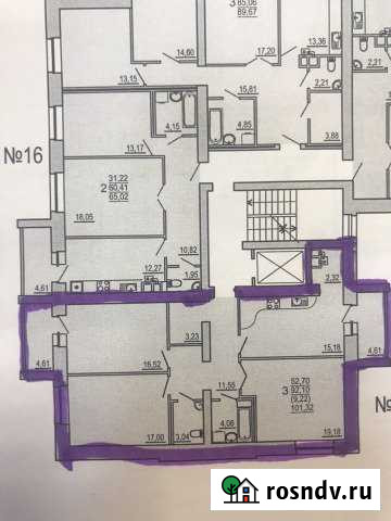 3-комнатная квартира, 102 м², 5/10 эт. на продажу в Смоленске Смоленск - изображение 1