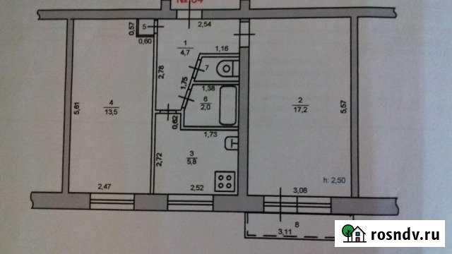 2-комнатная квартира, 44 м², 2/5 эт. на продажу в Верхнем Уфалее Верхний Уфалей - изображение 1