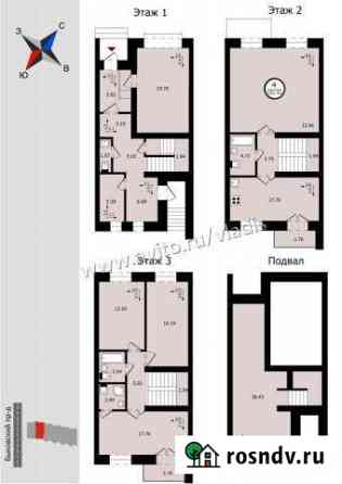 4-комнатная квартира, 181 м², 1/3 эт. на продажу во Владимире Владимир