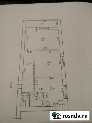 2-комнатная квартира, 56 м², 4/4 эт. на продажу в Каневской Каневская - изображение 1