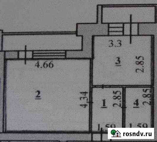 1-комнатная квартира, 46 м², 5/9 эт. на продажу в Ельце Елец