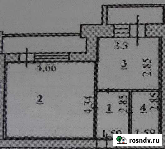 1-комнатная квартира, 46 м², 5/9 эт. на продажу в Ельце Елец - изображение 1