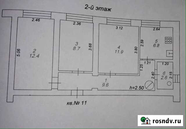 3-комнатная квартира, 52 м², 2/2 эт. на продажу в Торопце Торопец - изображение 1