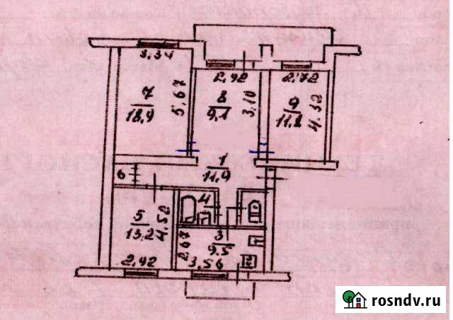 4-комнатная квартира, 84 м², 5/5 эт. на продажу в Симферополе Симферополь - изображение 1