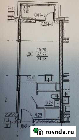 Квартира-студия, 26 м², 3/17 эт. на продажу в Пензе Пенза - изображение 1