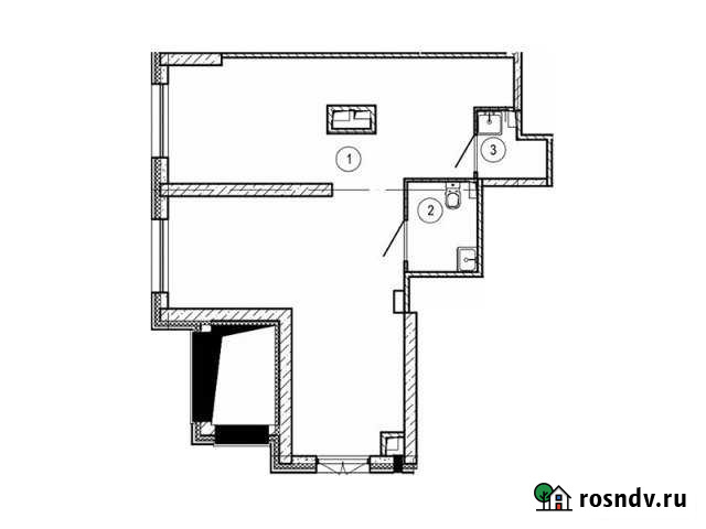 Продам помещение свободного назначения, 55.10 кв.м. Красногорск - изображение 1