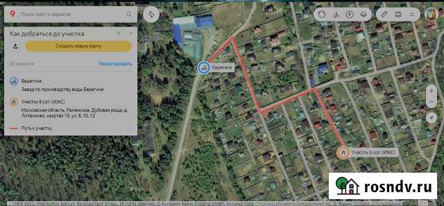 Участок ИЖС 6 сот. в аренду в Дубовой Роще Дубовая Роща - изображение 1