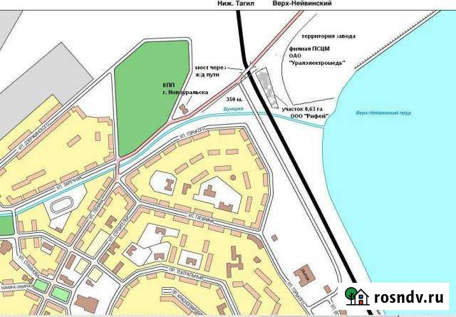 Участок промназначения 63 сот. в аренду в Новоуральске Новоуральск - изображение 1