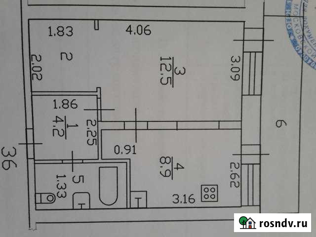 1-комнатная квартира, 27 м², 5/10 эт. в аренду на длительный срок в Дубне Московской области Дубна - изображение 1