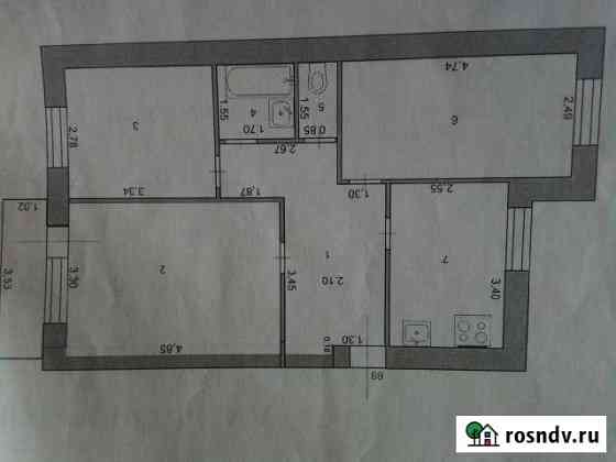 3-комнатная квартира, 60 м², 5/5 эт. на продажу в Шебекино Шебекино