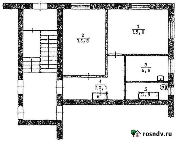2-комнатная квартира, 54 м², 1/2 эт. на продажу в Артемовском Артемовский - изображение 1