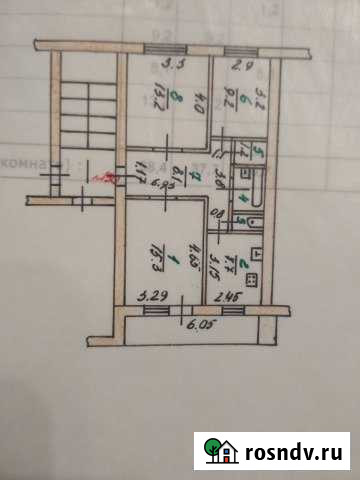 3-комнатная квартира, 58 м², 4/5 эт. на продажу во Мценске Мценск - изображение 1