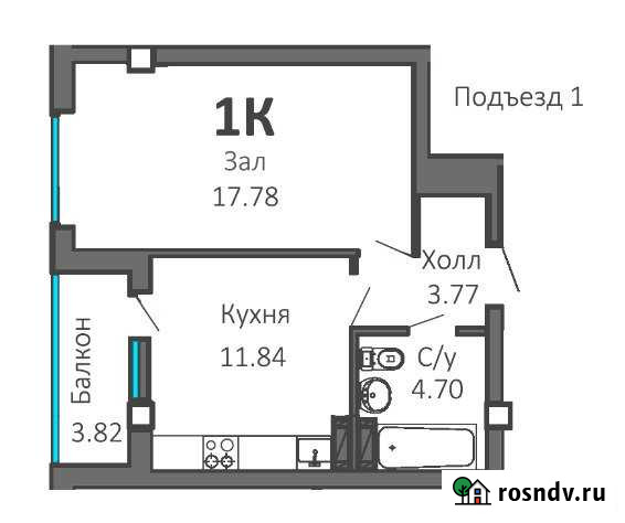 1-комнатная квартира, 40 м², 10/11 эт. на продажу в Волгодонске Волгодонск - изображение 1