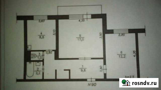 2-комнатная квартира, 51 м², 4/5 эт. на продажу в Гурьевске Кемеровской области Гурьевск - изображение 1