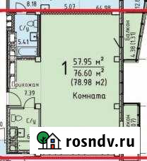 Своб. планировка, 79 кв.м., 19/23 эт. Челябинск - изображение 1