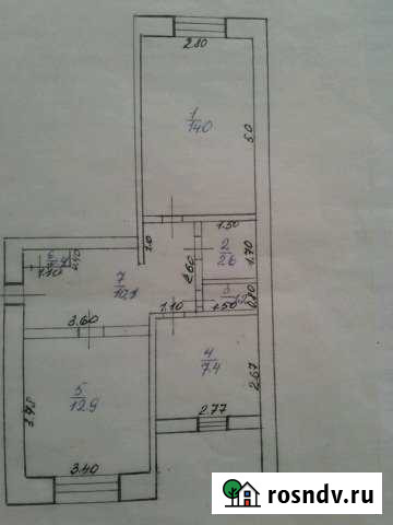 2-комнатная квартира, 48 м², 3/5 эт. на продажу в Чернышевске Чернышевск - изображение 1