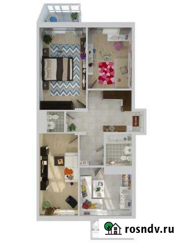 3-комнатная квартира, 86 м², 8/8 эт. на продажу в Анапе Анапа - изображение 1