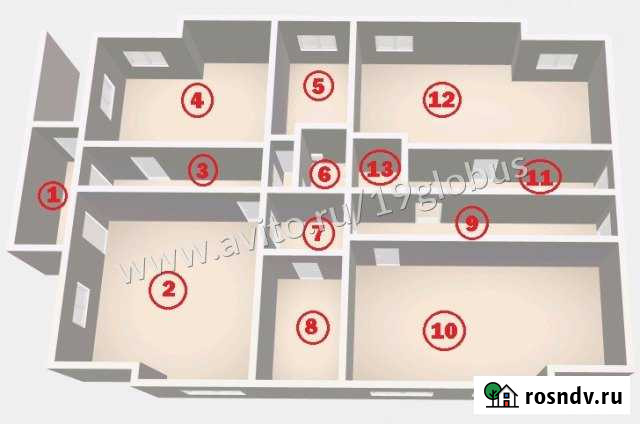 Свободного назначения 41.1 кв.м. Минусинск - изображение 1