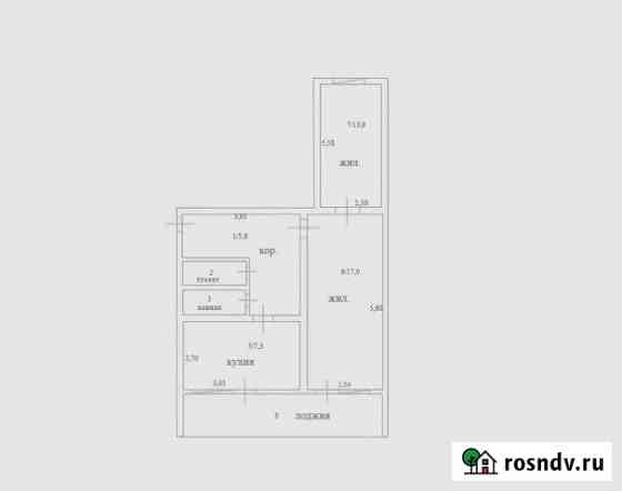 2-комнатная квартира, 51 м², 1/3 эт. на продажу в Можайске Можайск