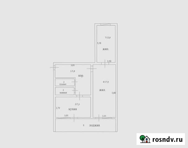 2-комнатная квартира, 51 м², 1/3 эт. на продажу в Можайске Можайск - изображение 1