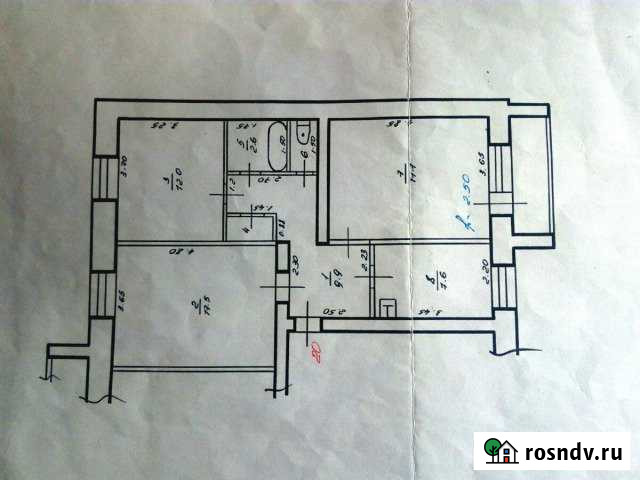 3-комнатная квартира, 70 м², 5/5 эт. на продажу в Заветах Ильича Заветы Ильича - изображение 1