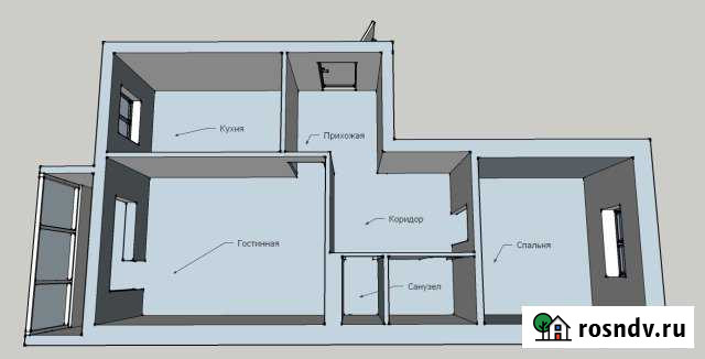 2-комнатная квартира, 50 м², 4/5 эт. на продажу в Старой Руссе Старая Русса - изображение 1