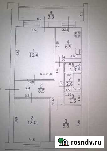 3-комнатная квартира, 56 м², 5/5 эт. на продажу в Актюбинском Актюбинский - изображение 1